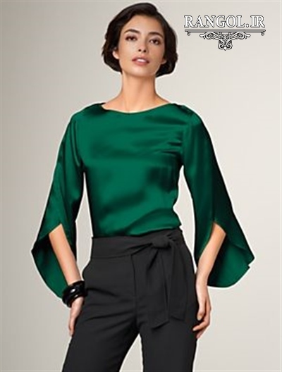 انواع مدل آستین بلند برای مانتو و بلوز و لباس مجلسی مدل آستین فانتزی ژورنالی خاص مانتو بلوز شومیز شیک