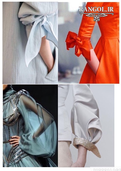 انواع مدل آستین بلند برای مانتو و بلوز و لباس مجلسی مدل آستین فانتزی ژورنالی خاص مانتو بلوز شومیز شیک