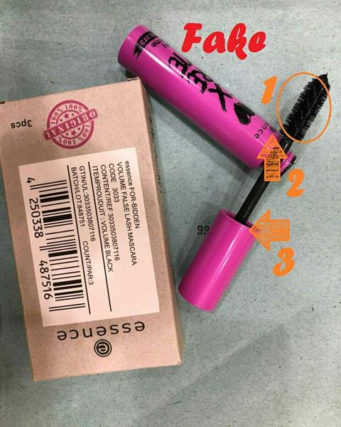 بررسی ریمل تقلبی و اصلی اسنس صورتی بررسی ریمل تقلبی و اصلی اسنس صورتی