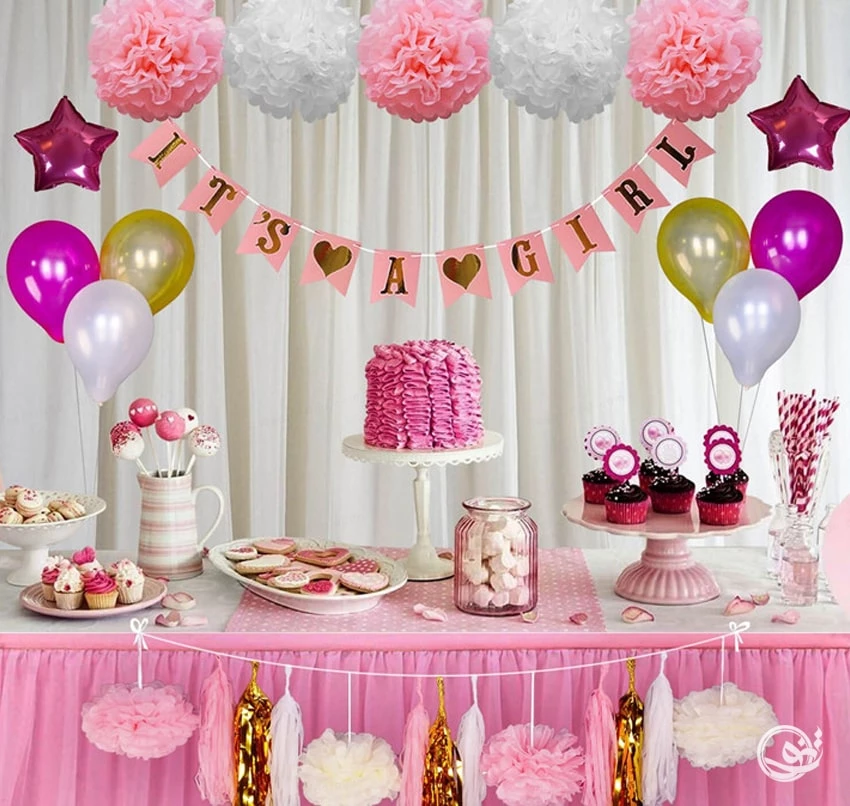 ایده تولد کودک تزیین میز تولد بچه کودک 