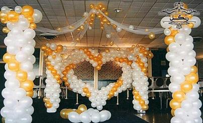 بادکنک آرایی عروسی تولد افتتاحیه تالار عروسی مجالس مهمانی