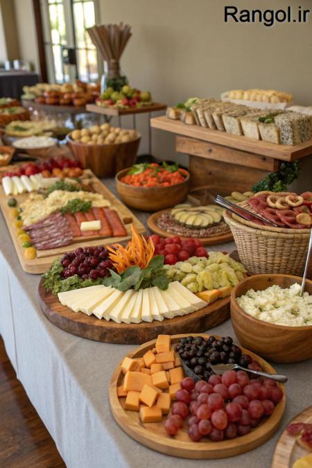 ایده تزیین میز تولد گل شمع کیک تولد تزیین میز لاکچری بادکنک میز تولد ساده شیک