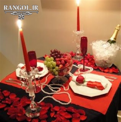 ایده های تزیین عاشقانه و رمانتیک میز تولد با گل و شمع ایده های تزیین عاشقانه و رمانتیک میز تولد سورپرایزی با گل و شمع