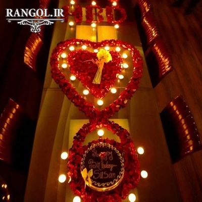 ایده های تزیین عاشقانه و رمانتیک میز تولد با گل و شمع ایده های تزیین عاشقانه و رمانتیک میز تولد سورپرایزی با گل و شمع