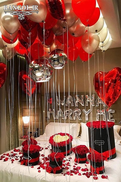 ایده های تزیین عاشقانه و رمانتیک میز تولد با گل و شمع ایده های تزیین عاشقانه و رمانتیک میز تولد سورپرایزی با گل و شمع