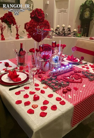 ایده های تزیین عاشقانه و رمانتیک میز تولد با گل و شمع ایده های تزیین عاشقانه و رمانتیک میز تولد سورپرایزی با گل و شمع