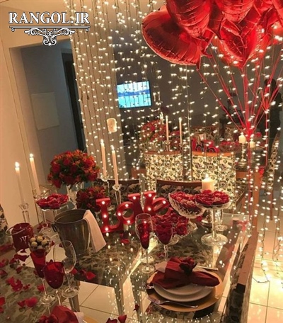 ایده های تزیین عاشقانه و رمانتیک میز تولد با گل و شمع ایده های تزیین عاشقانه و رمانتیک میز تولد سورپرایزی با گل و شمع