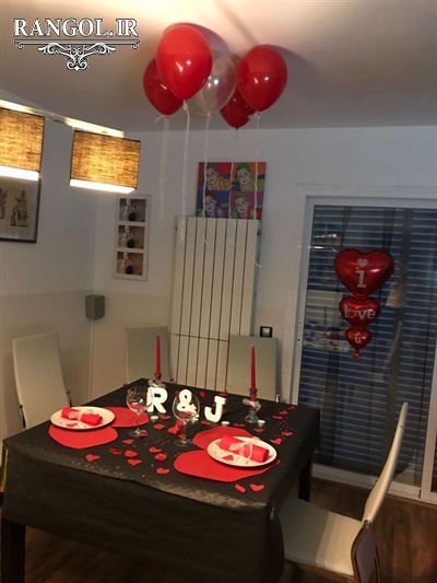 ایده های تزیین عاشقانه و رمانتیک میز تولد با گل و شمع ایده های تزیین عاشقانه و رمانتیک میز تولد سورپرایزی با گل و شمع