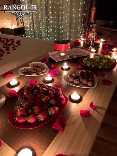 ایده های تزیین عاشقانه و رمانتیک میز تولد با گل و شمع ایده های تزیین عاشقانه و رمانتیک میز تولد سورپرایزی با گل و شمع