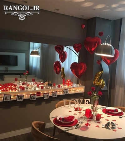 ایده های تزیین عاشقانه و رمانتیک میز تولد با گل و شمع ایده های تزیین عاشقانه و رمانتیک میز تولد سورپرایزی با گل و شمع