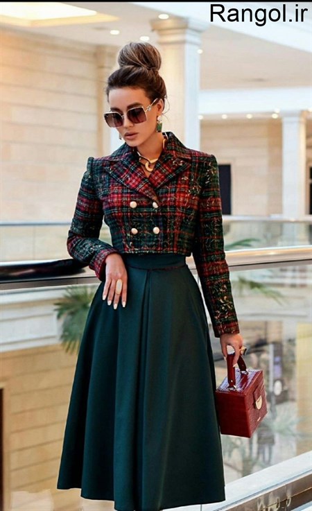 لباس یلدا پیراهن شب یلدا شومیز شلوار دامن جلیقه قرمز سبز یلدایی