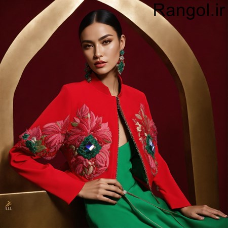لباس یلدا پیراهن شب یلدا شومیز شلوار دامن جلیقه قرمز سبز یلدایی