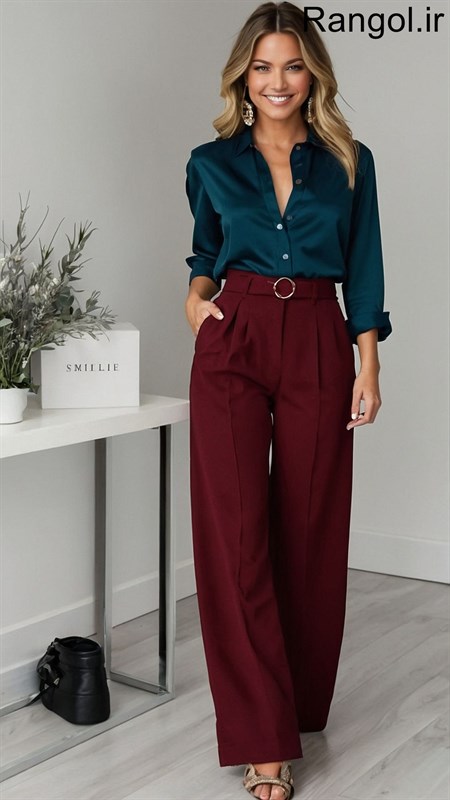 لباس یلدا پیراهن شب یلدا شومیز شلوار دامن جلیقه قرمز سبز یلدایی