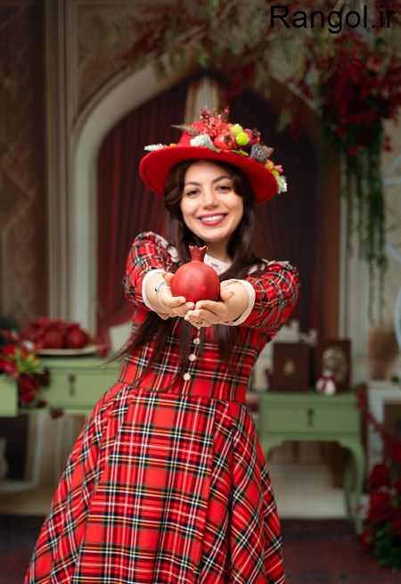 لباس یلدا پیراهن شب یلدا شومیز شلوار دامن جلیقه قرمز سبز یلدایی