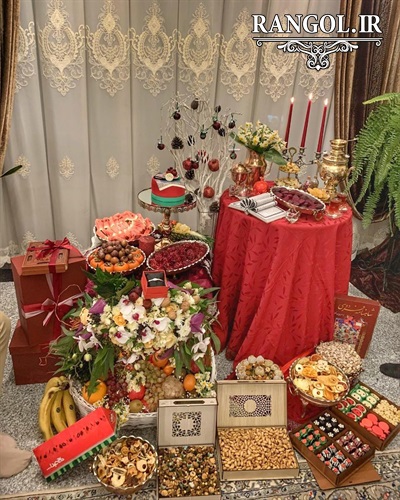 جشن شب یلدایی عروس هدیه کادو هدایای تزیین ایده یلدایی شب چله 