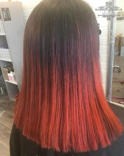 رنگ مو آمبره سایه روشن شیک جدید 