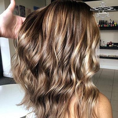 رنگ مو آمبره سایه روشن شیک جدید 