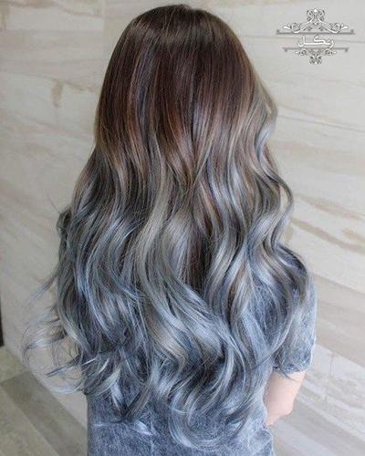 رنگ مو آمبره سایه روشن شیک جدید 