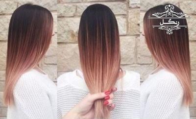 رنگ مو آمبره سایه روشن شیک جدید 