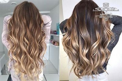 رنگ مو آمبره سایه روشن شیک جدید 