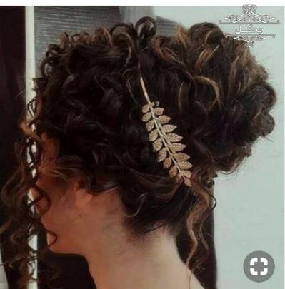 مدل شینیون مو فر مدل مو فرفری مدل شینیون مو فر مدل مو فرفری عروس