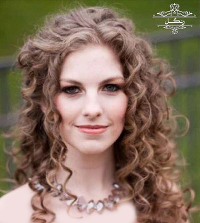 مدل شینیون مو فر مدل مو فرفری مدل شینیون مو فر مدل مو فرفری عروس