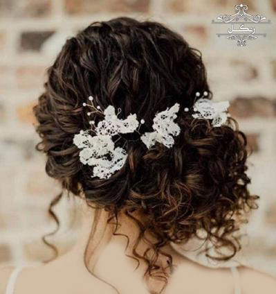 مدل شینیون مو فر مدل مو فرفری مدل شینیون مو فر مدل مو فرفری عروس