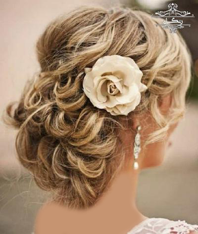 مدل شینیون مو فر مدل مو فرفری مدل شینیون مو فر مدل مو فرفری عروس