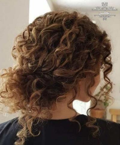 مدل شینیون مو فر مدل مو فرفری مدل شینیون مو فر مدل مو فرفری عروس