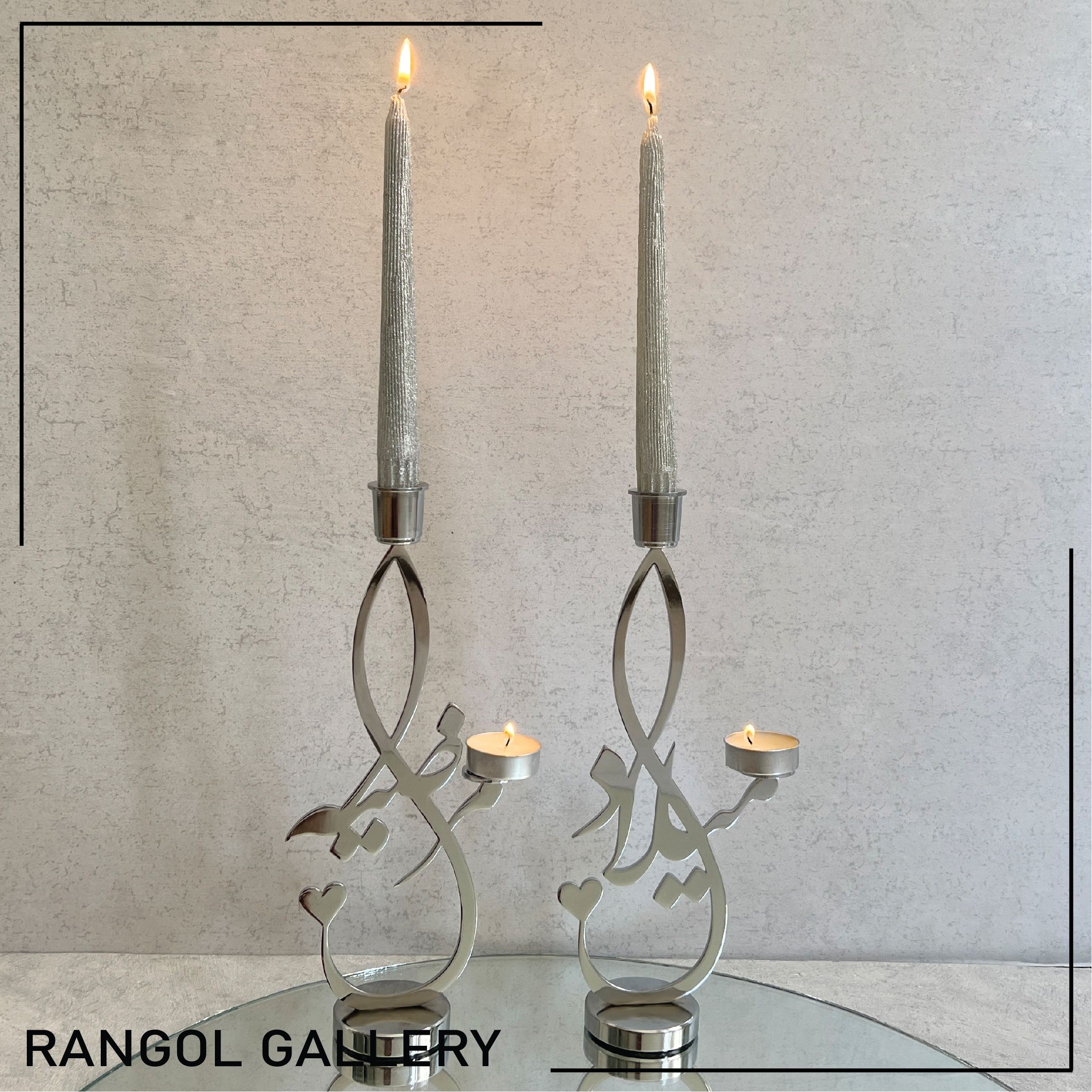 شمعدان اسم آینه شمعدان مدل جدید عروس عقد