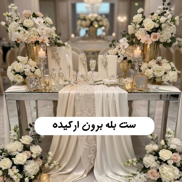 ست بله برون از کجا بخریم؟معرفی مرکز تزیین هدایا و لوازم بله‌ برون عروس