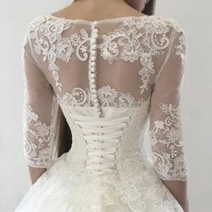 مدل پشت لباس عروس جدید و شیک | پشت لباس عروس بندی - گیپوری و..